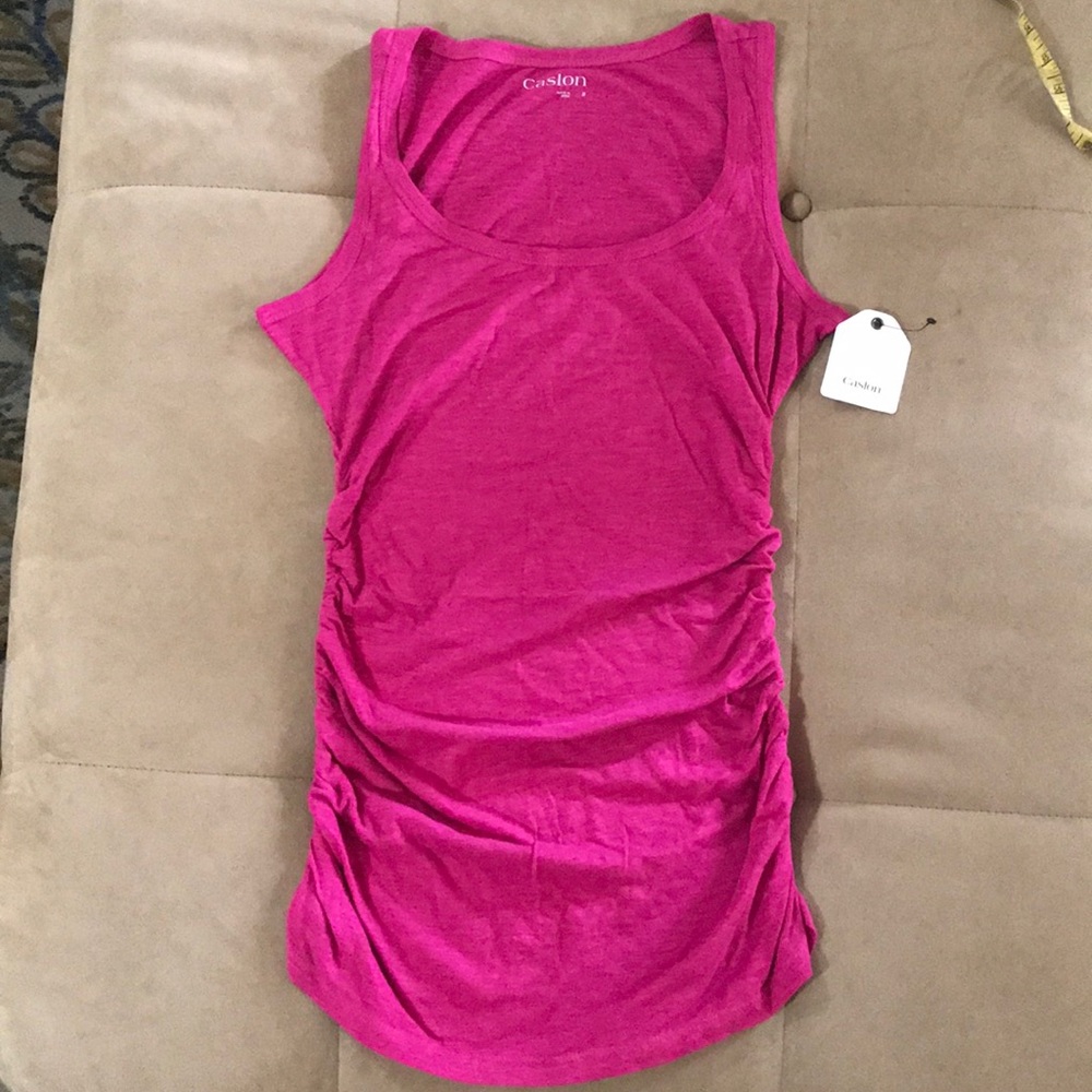 Barbie pink rouched sides Caslon NWT